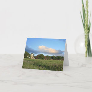 Scenic Farm, Blank Note Card