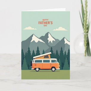 Scenic Fathers Day Camper Card