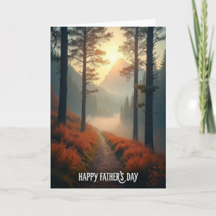 Scenic Fathers Day Pathway Card