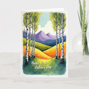 Scenic First Fathers Day Card