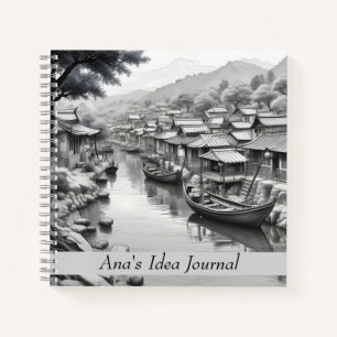 Scenic Fishing Village Idea Journal