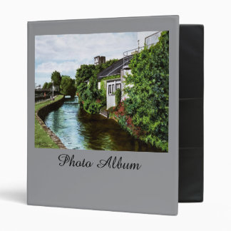 Scenic Galway City Ireland Canal View Binder