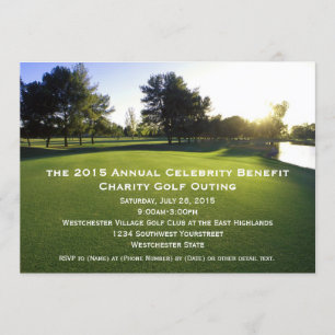 Scenic Golf Outing Invitations