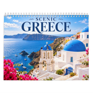 Scenic Greece Travel Calendar