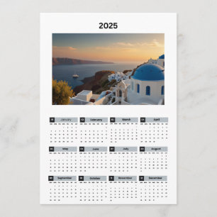 Scenic Greece View Calendar Program