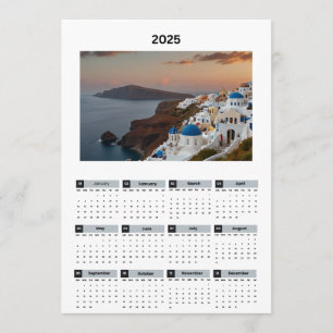 Scenic Greece View Calendar Program