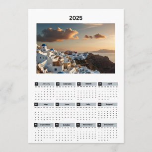 Scenic Greece View Calendar Program