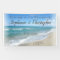 Scenic Hearts in the Sand Beach Wedding