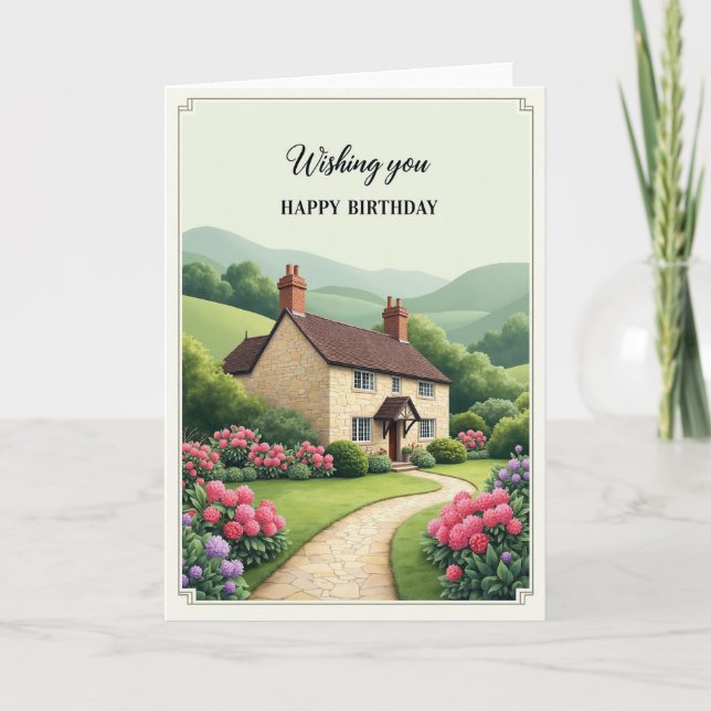 Scenic Hills Birthday Card (Front)