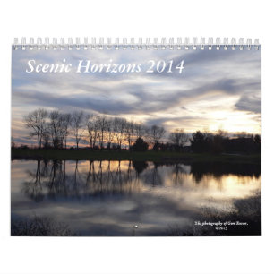 Scenic Horizons 2014 Wall Calendar