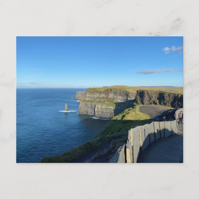 Scenic Ireland Cliffs of Moher Holiday Postcard (Front)