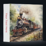 Scenic Landscape a Victorian Train Binder<br><div class="desc">A lovely landscape with a Victorian train</div>