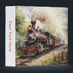 Scenic Landscape a Victorian Train Binder<br><div class="desc">A lovely landscape with a Victorian train</div>