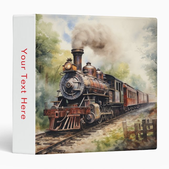 Scenic Landscape a Victorian Train Binder (Front/Spine)