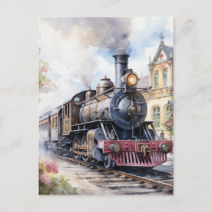 Scenic Landscape a Victorian Train Postcard