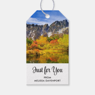 Scenic Landscape Forest and Mountains Gift Tags