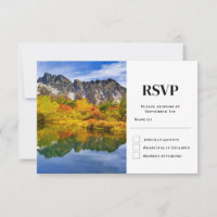Scenic Landscape Mountains Lake Forest Wedding