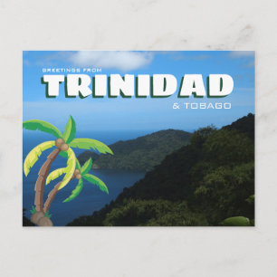 Scenic Landscape Trinidad and Tobago Postcard
