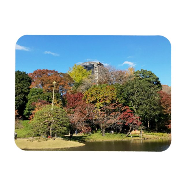 Scenic Landscape with Autumn Colour Magnet (Horizontal)
