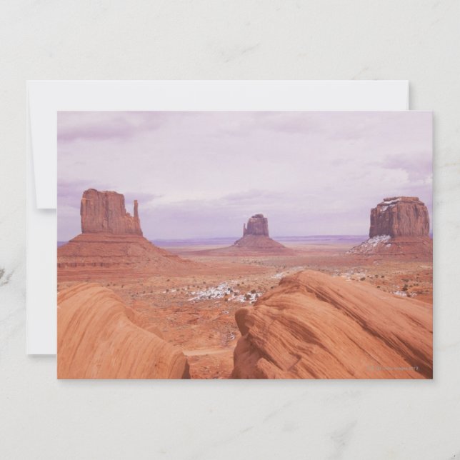 Scenic Landscape with Buttes (Front)