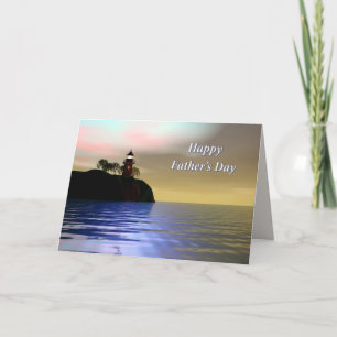Scenic Lighthouse Father's Day Card