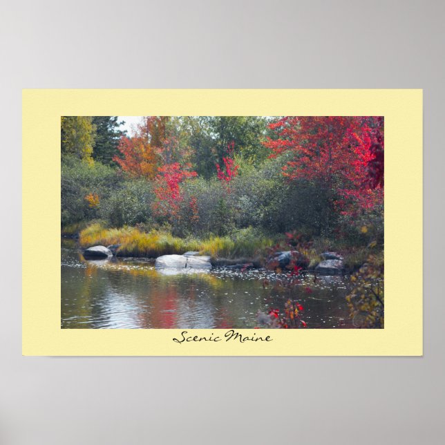 Scenic Maine Poster (Front)