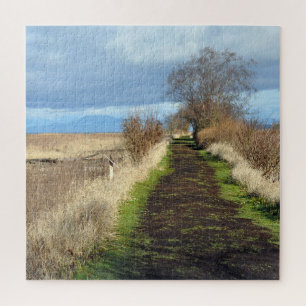 Scenic marsh trail jigsaw puzzle