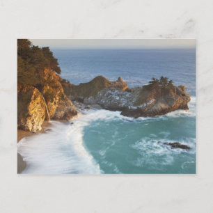 Scenic McWay Falls tumbles into the beach and 2 Postcard