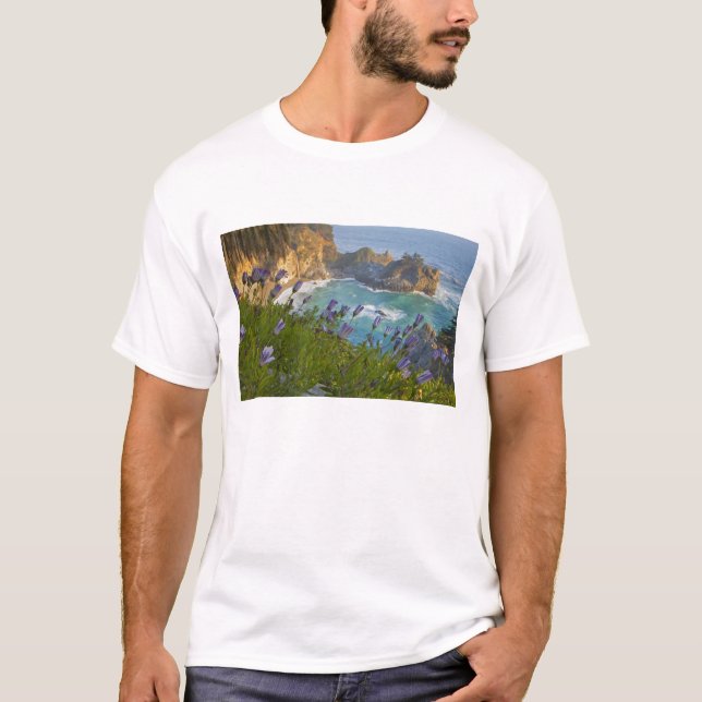 Scenic McWay Falls tumbles into the beach and T-Shirt (Front)