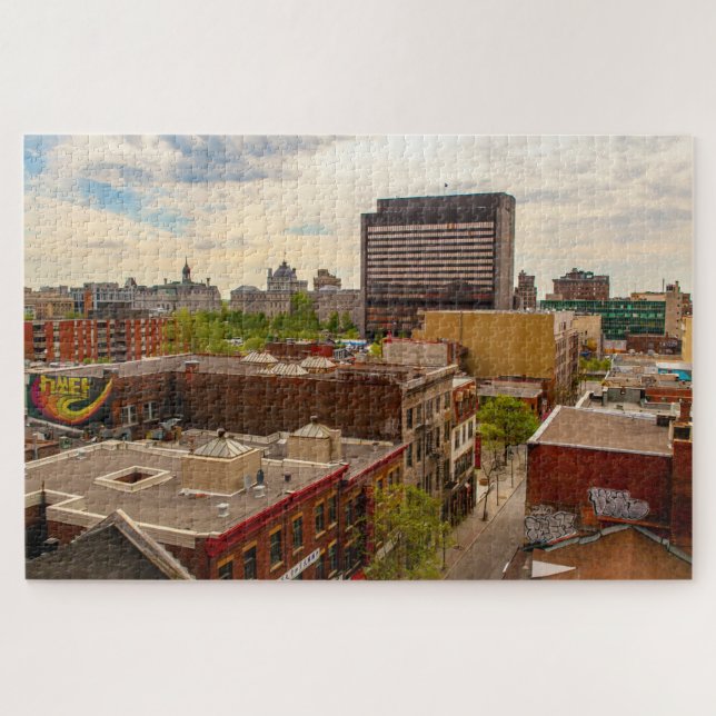 Scenic Montreal roofs view, Quebec, Canada Jigsaw Puzzle (Horizontal)