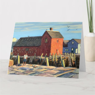Scenic Motif #1 Rockport Fishing Shack Thank You Card