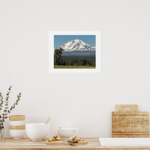 Scenic Mount Adams Photographic Poster