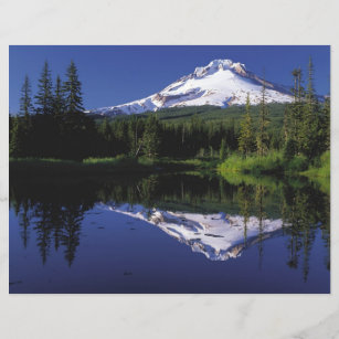 Scenic Mount Hood Scrapbook Paper