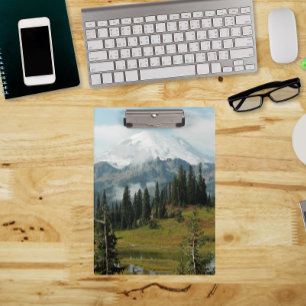 Scenic Mount Rainier Landscape Clipboard