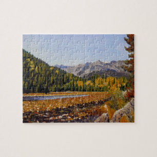Scenic Mountain Lake in Estes Park Jigsaw Puzzle