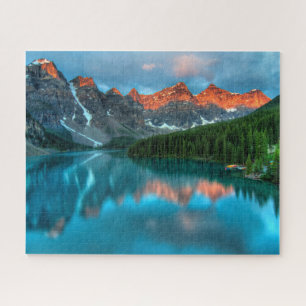 Scenic Mountain & Lake Landscape Photograph Jigsaw Puzzle