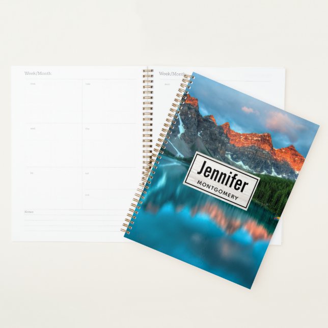 Scenic Mountain & Lake Landscape Photograph Planner (Display)