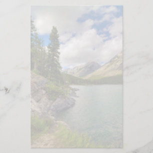 Scenic Mountain Lake Stationery