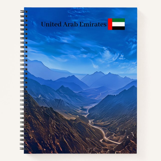 Scenic Mountain Valley Notebook (Front)