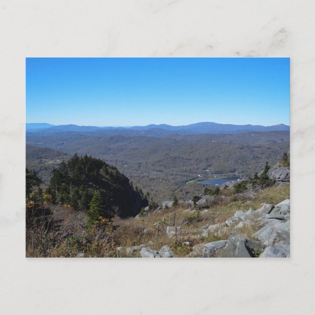 Scenic Mountain Valley View Vacation Travel Postcard (Front)