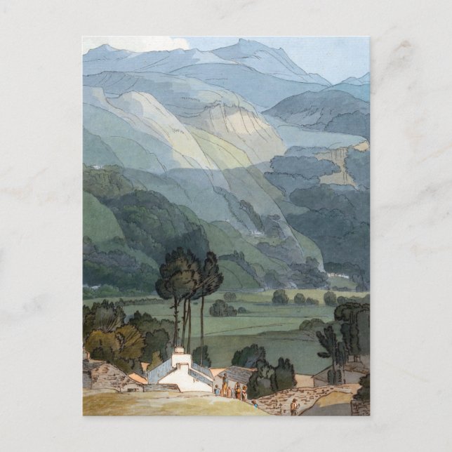 Scenic Mountain View at Ambleside Vintage Art, Postcard (Front)
