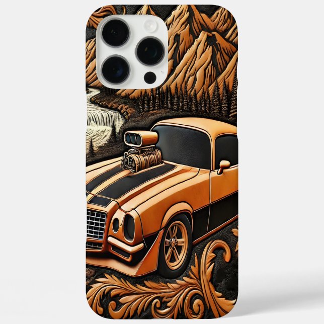 Scenic Muscle Car in River Valley Case-Mate iPhone Case (Back)