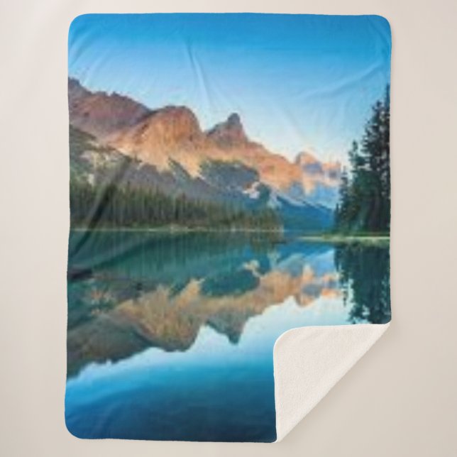 Scenic Nature Landscape Cozy Wilderness Throw Blan (Front)
