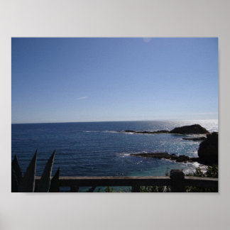 Scenic ocean view poster