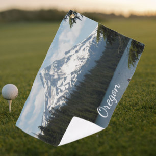 Scenic Oregon and Mount Hood Golf Towel
