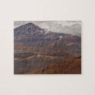 Scenic overview of mountain jigsaw puzzle
