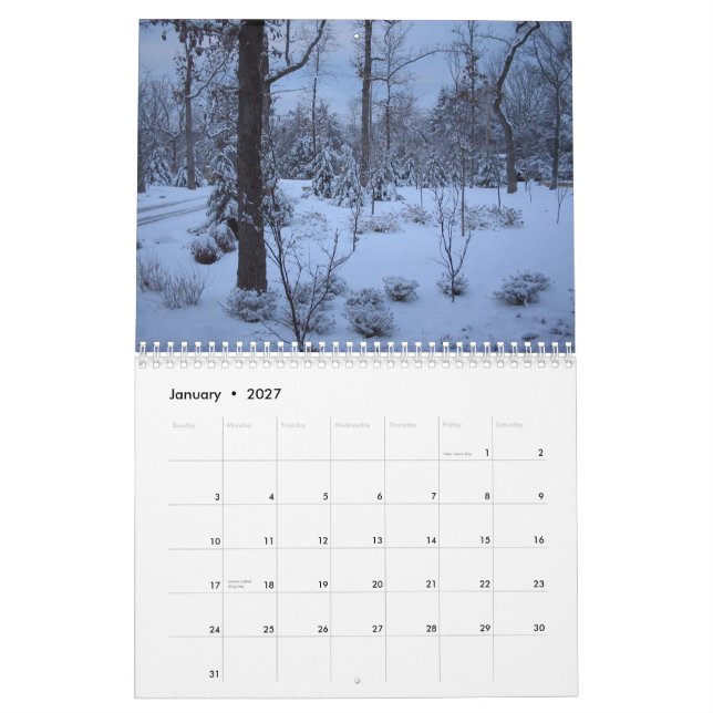Scenic Ozarks 2012 Calander Calendar (Jan 2027)