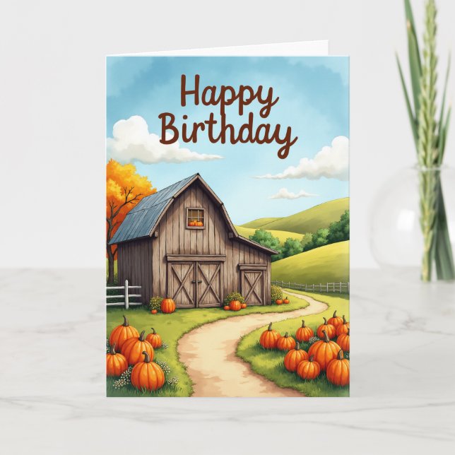 Scenic Path Birthday Card (Front)