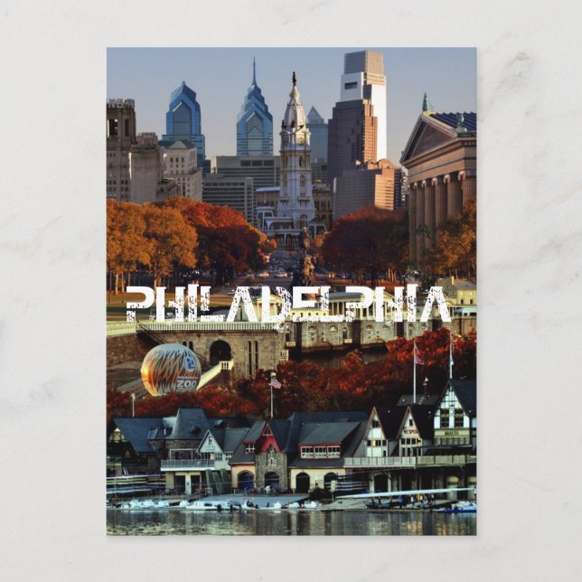 Scenic Philadephia Postcard (Front)