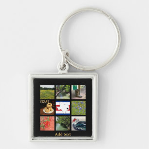 Scenic Photos of Texas Keychain